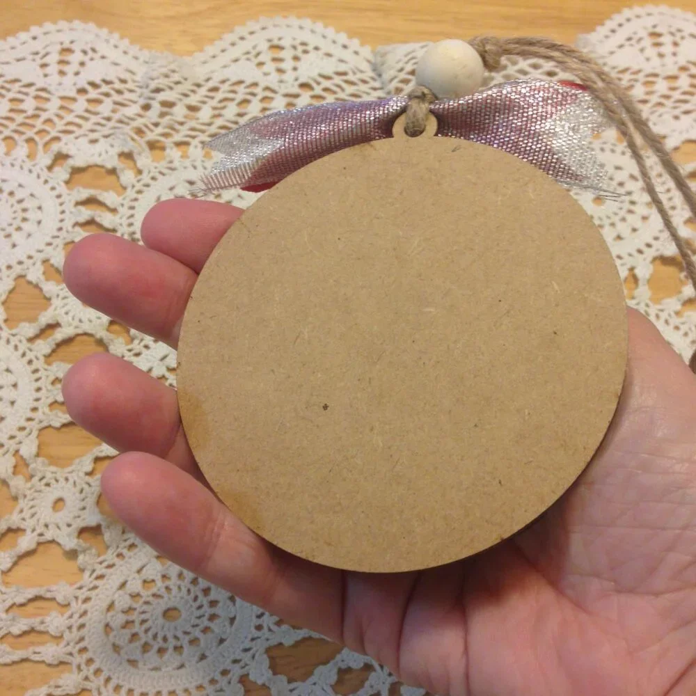 Manger Scene Christmas Ornament, home, lightweight wood, new item